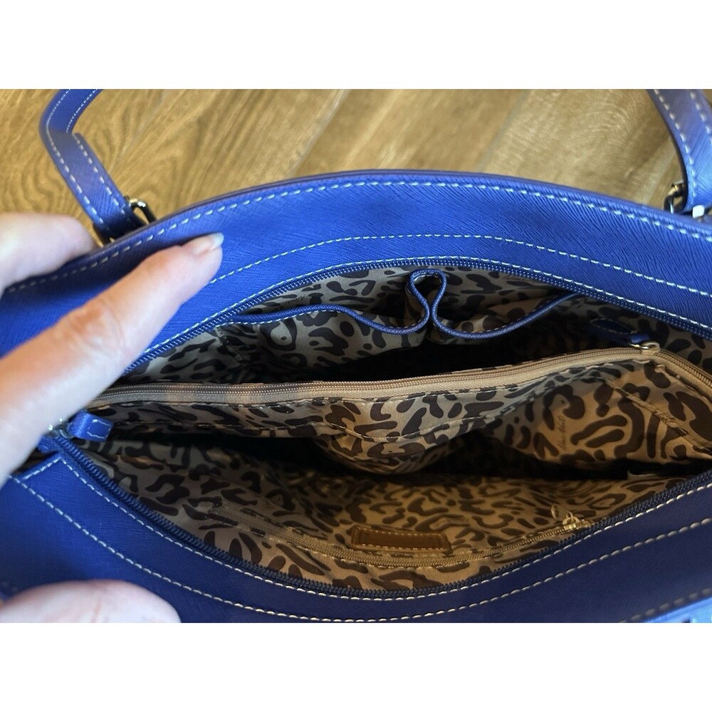 Nine West Royal Blue Handbag/Tote - Picture 4 of 11